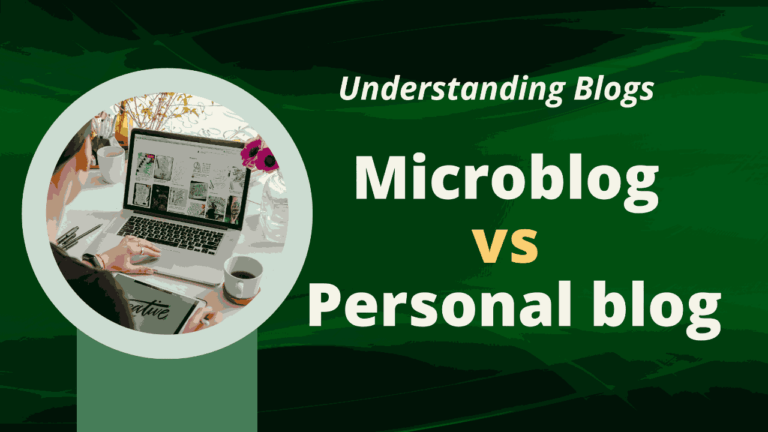 How does a microblog differ from a personal blog