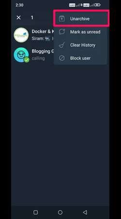 How To Unarchive Chats In Telegram - unarchive