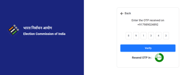 link aadhaar with voter id registration step 3